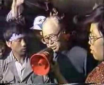 六四前趙紫陽在天安門廣場對學生髮表講話完整影像【獨家】